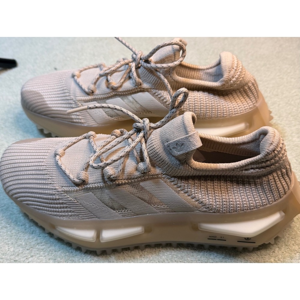 Adidas NMD S1 Wonder Taupe Tan Knit Sneakers HQ4439 Mens Size 9